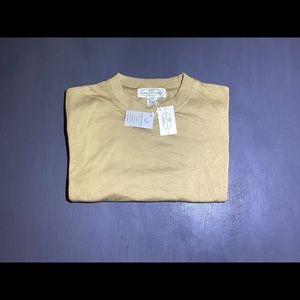 NWT Pronto Uomo | Tee Shirt | Size XL 54 | Tan | Short Sleeve | Made in Italy